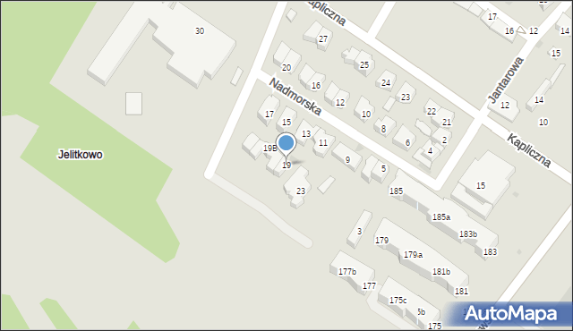 Gdańsk, Nadmorska, 19, mapa Gdańska