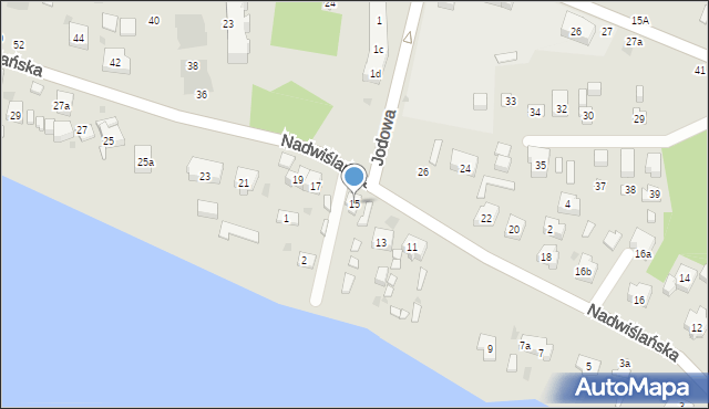 Gdańsk, Nadwiślańska, 15, mapa Gdańska