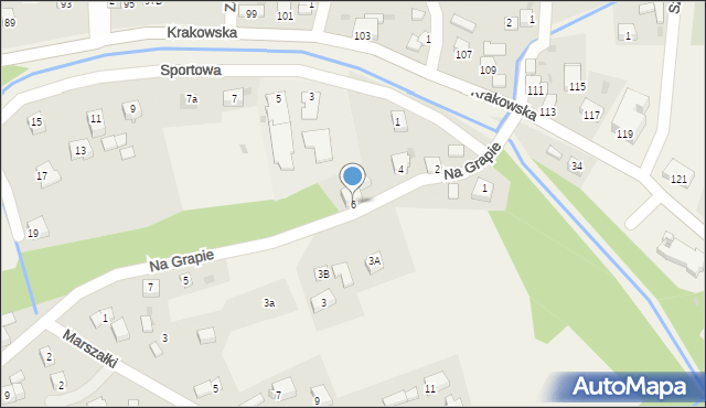 Gilowice, Na Grapie, 6, mapa Gilowice