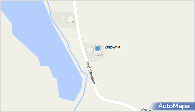 Godziszów, Nad Stawami, 17, mapa Godziszów