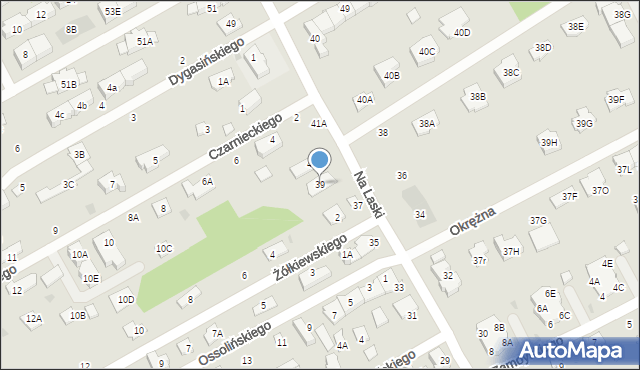 Grodzisk Mazowiecki, Na Laski, 39, mapa Grodzisk Mazowiecki