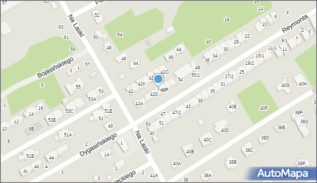 Grodzisk Mazowiecki, Na Laski, 42E, mapa Grodzisk Mazowiecki