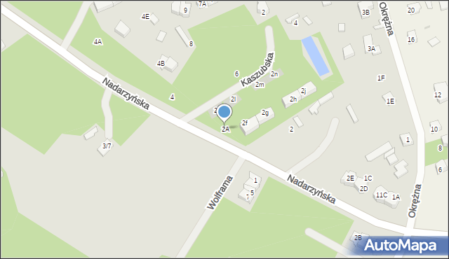 Grodzisk Mazowiecki, Nadarzyńska, 2A, mapa Grodzisk Mazowiecki