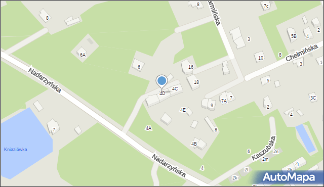 Grodzisk Mazowiecki, Nadarzyńska, 4D, mapa Grodzisk Mazowiecki