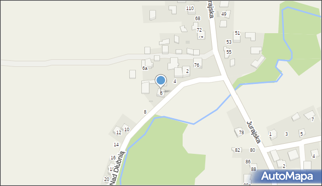 Iwanowice Dworskie, Nad Dłubnią, 6, mapa Iwanowice Dworskie