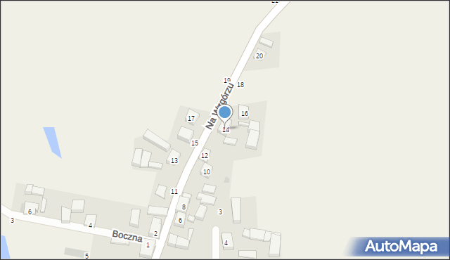 Iwiczno, Na Wzgórzu, 14, mapa Iwiczno
