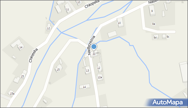 Janowice Wielkie, Nadbrzeżna, 11, mapa Janowice Wielkie