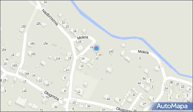 Jaworzno, Nadbrzeżna, 14b, mapa Jaworzno