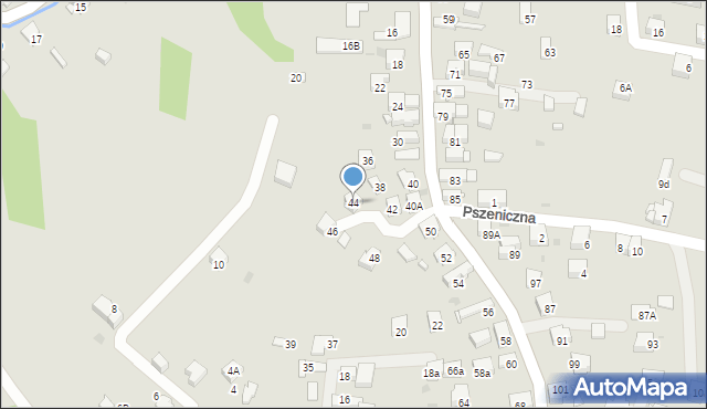 Jaworzno, Na Stoku, 44, mapa Jaworzno