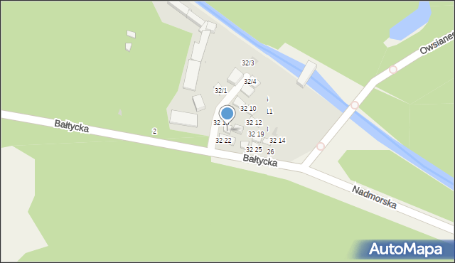 Jezierzany, Nadmorska, 32/16, mapa Jezierzany