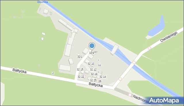 Jezierzany, Nadmorska, 32/4, mapa Jezierzany