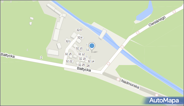 Jezierzany, Nadmorska, 32/8, mapa Jezierzany