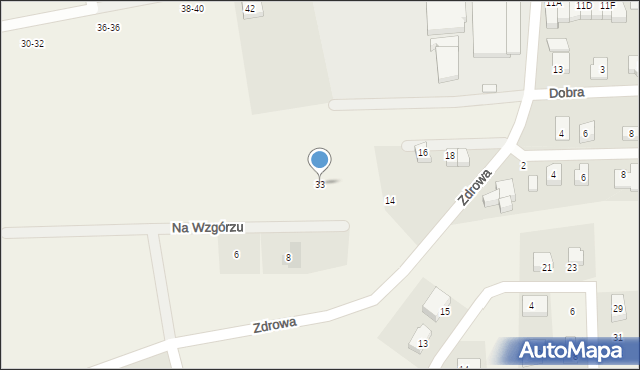 Juszkowo, Na Wzgórzu, 33, mapa Juszkowo