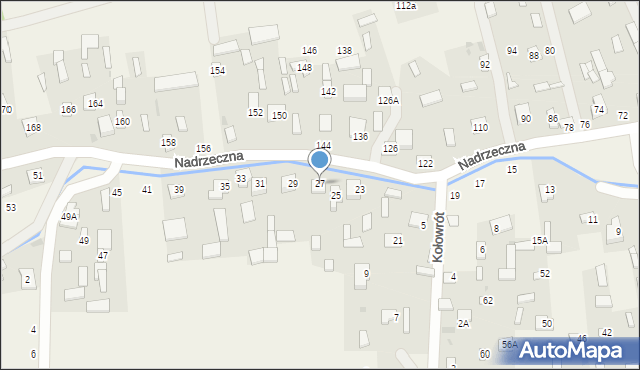 Karczmiska Pierwsze, Nadrzeczna, 27, mapa Karczmiska Pierwsze