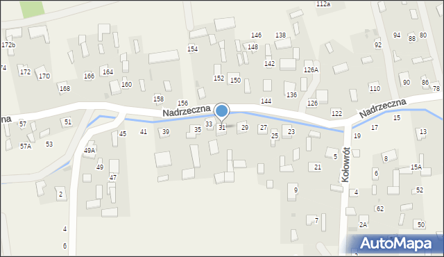 Karczmiska Pierwsze, Nadrzeczna, 31, mapa Karczmiska Pierwsze