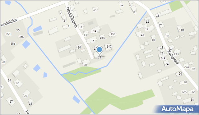 Klepacze, Nadrzeczna, 19, mapa Klepacze