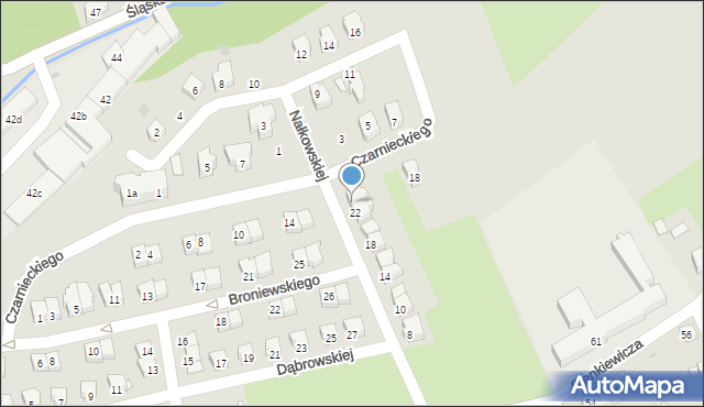 Kłodzko, Nałkowskiej Zofii, 24, mapa Kłodzka