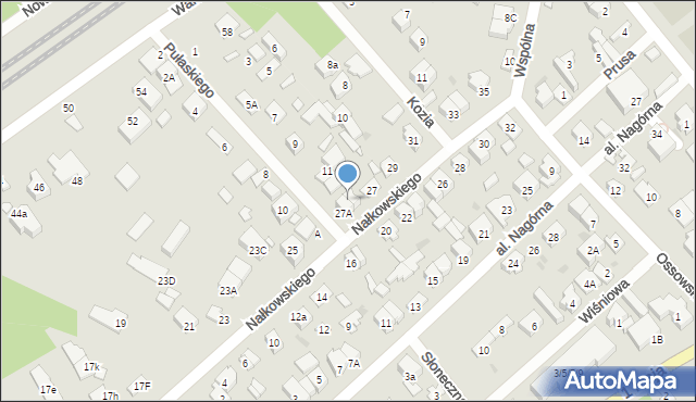 Kobyłka, Nałkowskiego Wacława, 27B, mapa Kobyłka