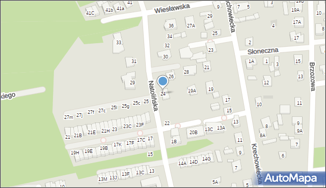 Kobyłka, Natolińska, 24, mapa Kobyłka