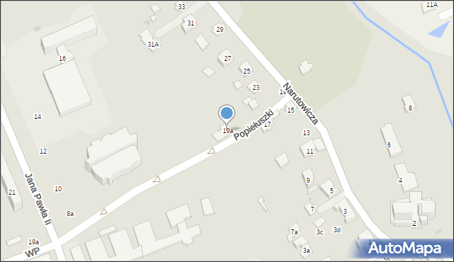 Kolbuszowa, Narutowicza Gabriela, 19a, mapa Kolbuszowa