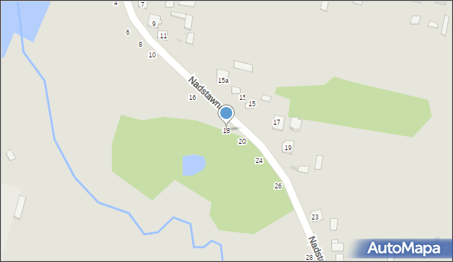 Końskie, Nadstawna, 18, mapa Końskie