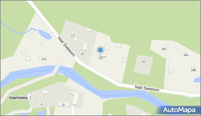 Kopki, Nad Świdrem, 19, mapa Kopki