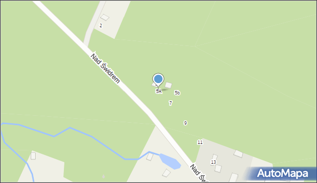 Kopki, Nad Świdrem, 5A, mapa Kopki