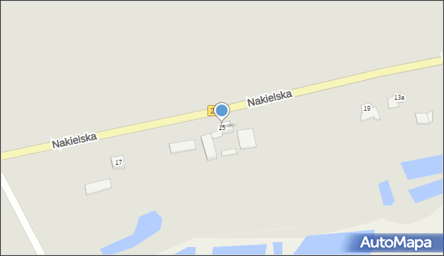 Koronowo, Nakielska, 15, mapa Koronowo