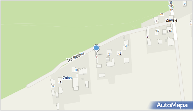 Kosmolów, Na Szlaku, 36, mapa Kosmolów