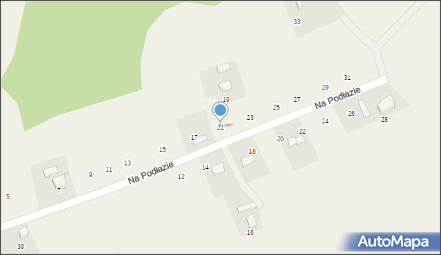 Kostkowice, Na Podłazie, 21, mapa Kostkowice