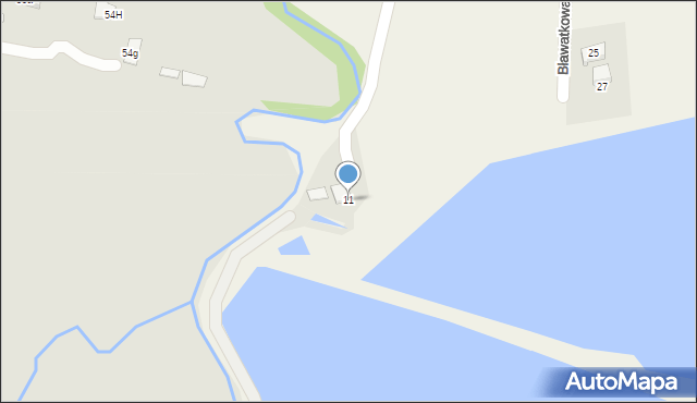Kowale, Nad Rzeką, 11, mapa Kowale
