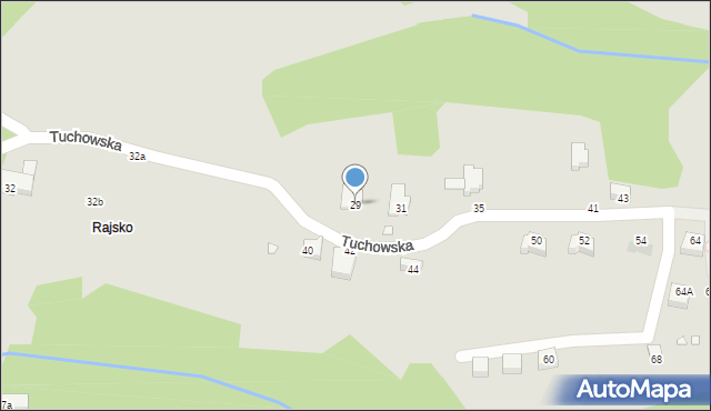 Kraków, Nad Fosą, 29, mapa Krakowa