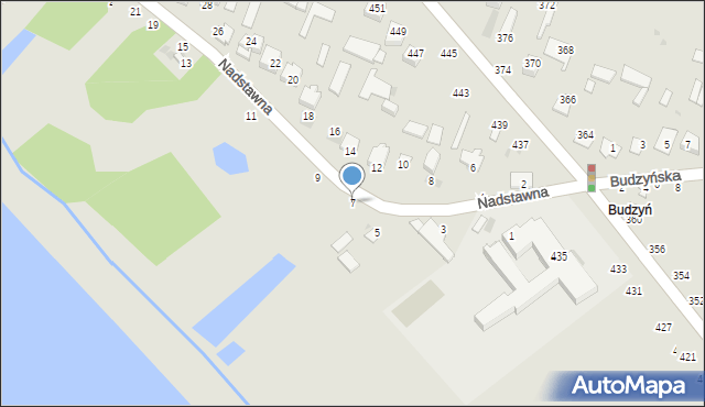 Kraśnik, Nadstawna, 7, mapa Kraśnik