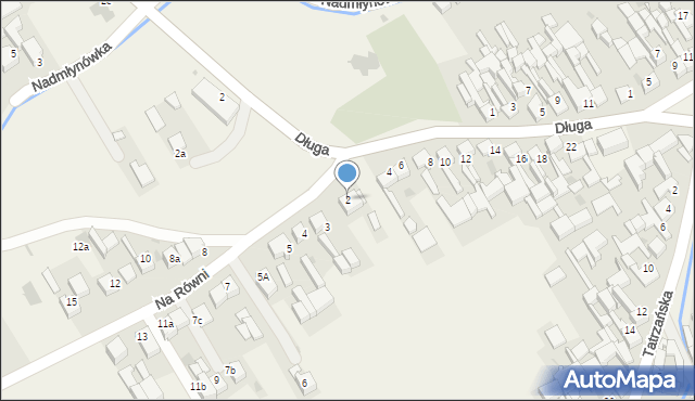 Krempachy, Na Równi, 2, mapa Krempachy