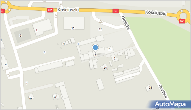 Kruszwica, Nadgoplańska, 5, mapa Kruszwica