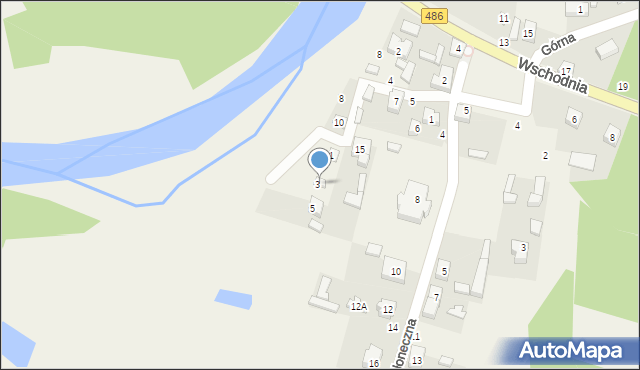 Krzeczów, Nadwarciańska, 19, mapa Krzeczów