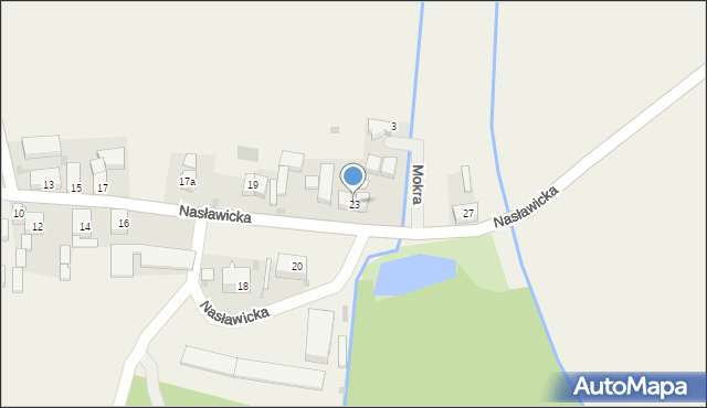 Kunów, Nasławicka, 23, mapa Kunów