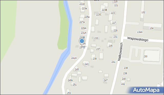 Lublin, Nałkowskich, 237D, mapa Lublina