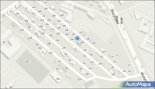 Lublin, Nadbystrzycka, 18I, mapa Lublina