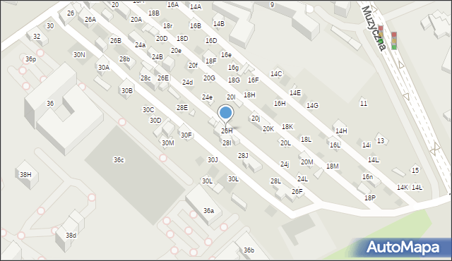 Lublin, Nadbystrzycka, 26H, mapa Lublina