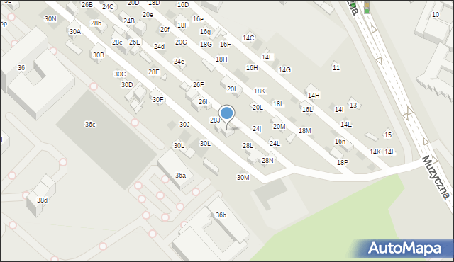 Lublin, Nadbystrzycka, 28K, mapa Lublina