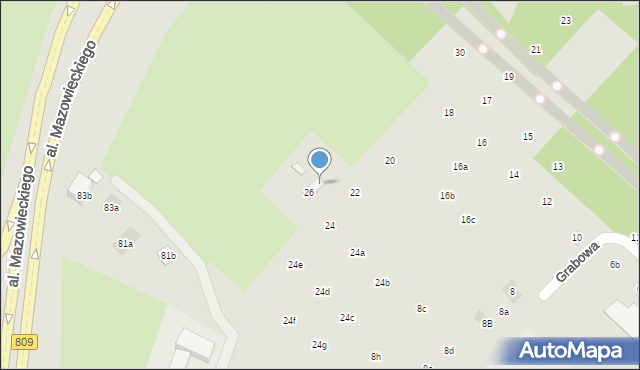 Lublin, Nałęczowska, 81C, mapa Lublina