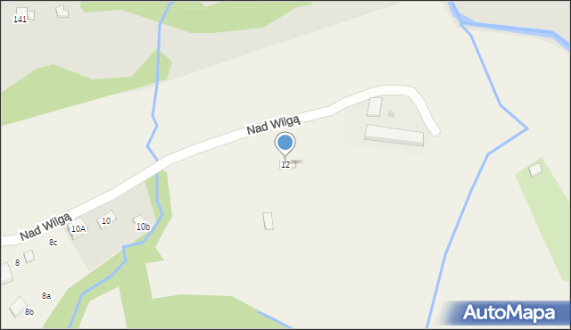 Lusina, Nad Wilgą, 12, mapa Lusina