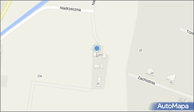 Mareza, Nadrzeczna, 11, mapa Mareza