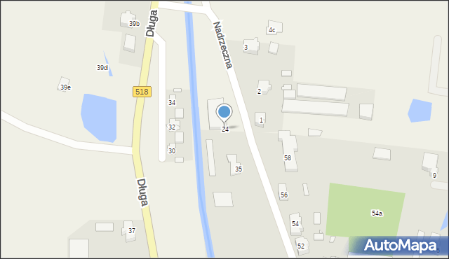 Mareza, Nadrzeczna, 24, mapa Mareza