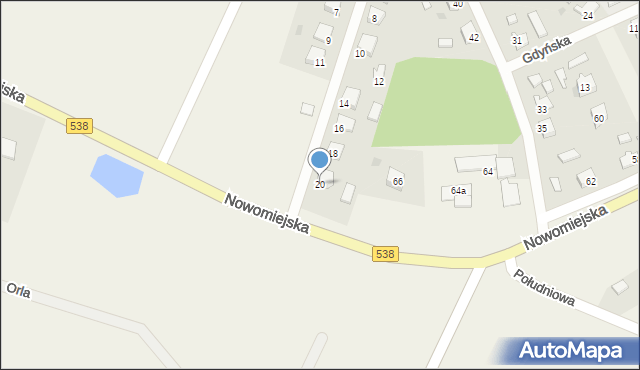 Marzęcice, Na Stoku, 20, mapa Marzęcice