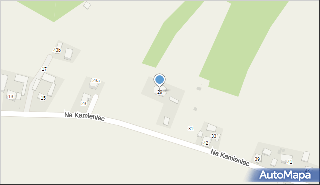 Maszków, Na Kamieniec, 29, mapa Maszków