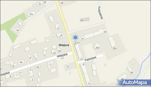 Miejsce, Namysłowska, 12, mapa Miejsce