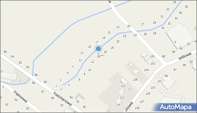 Modlniczka, Na Wedonkach, 14, mapa Modlniczka