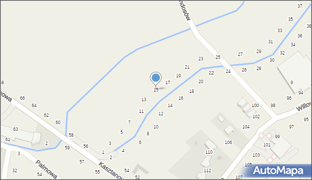 Modlniczka, Na Wedonkach, 15, mapa Modlniczka